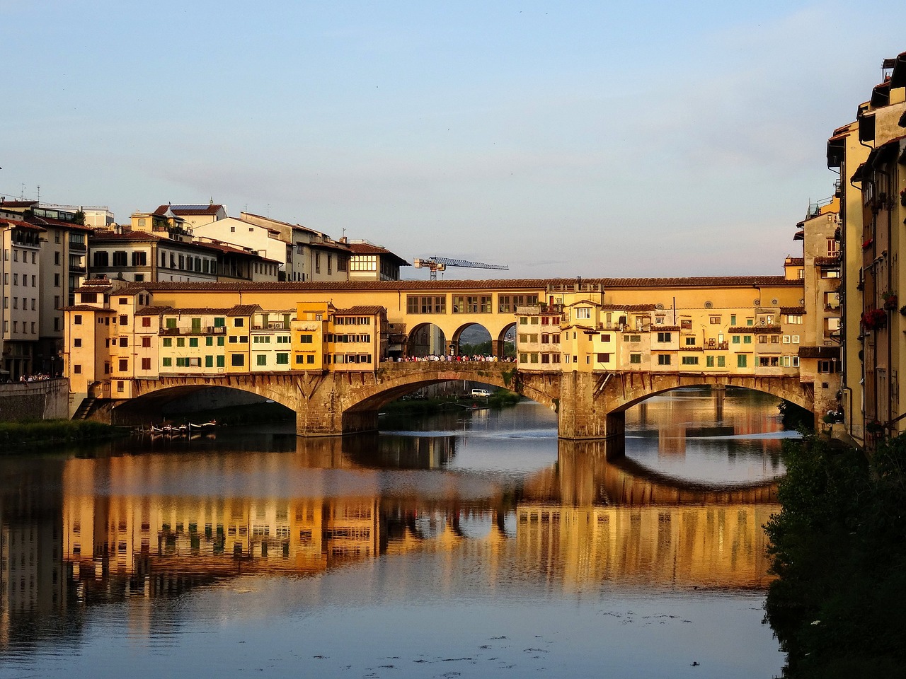 florence, ponte vecchio, arno